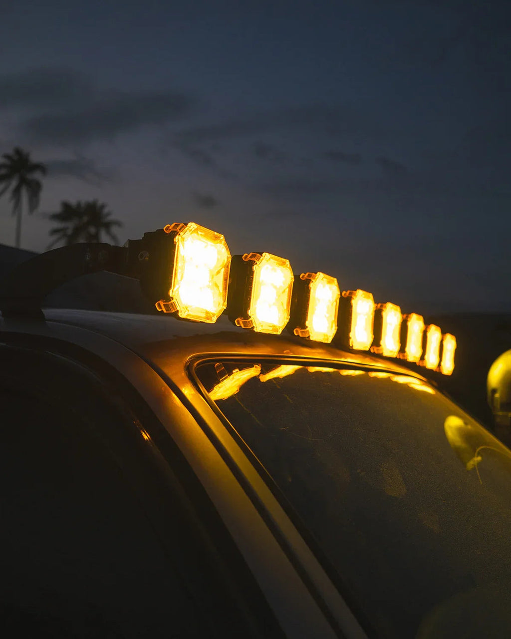 Auxbeam CUBE-Z Series 4" LED Pod Lights — White DRL + Amber Turn Signal