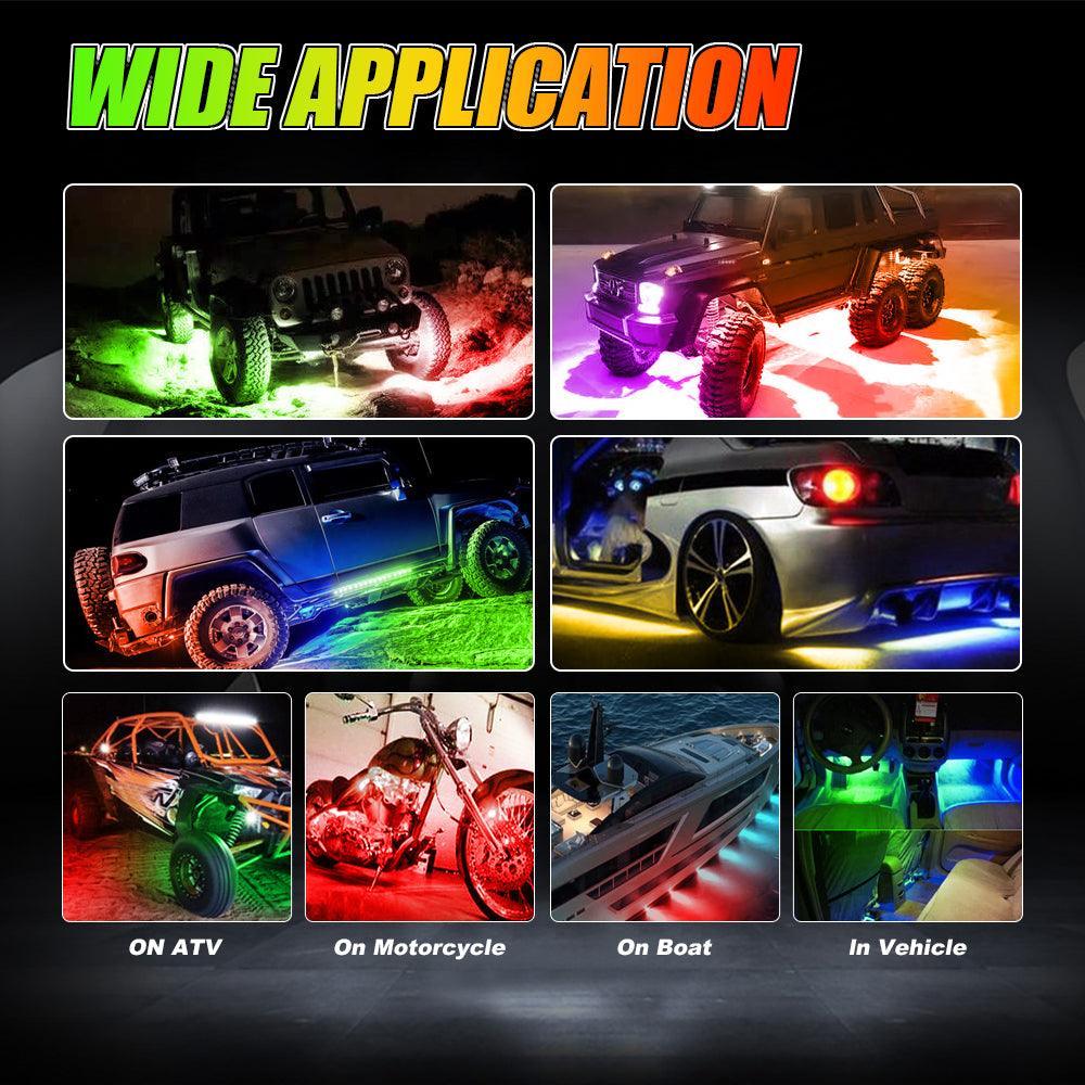 Auxbeam underglow music sync feature
