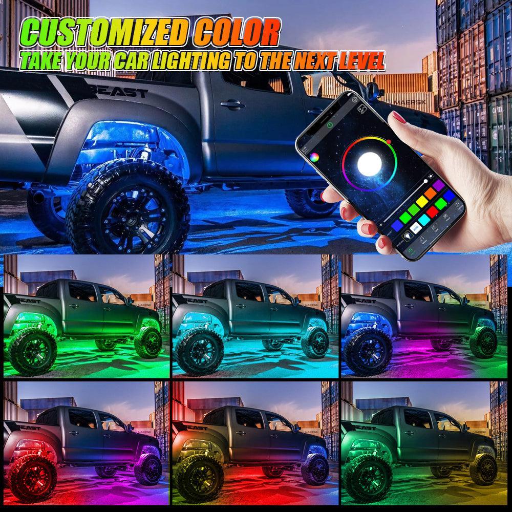 Auxbeam RGB underglow lifestyle shot