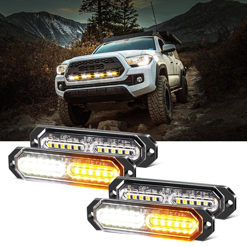 Auxbeam 12-LED strobe 12 LED + Amber & White version