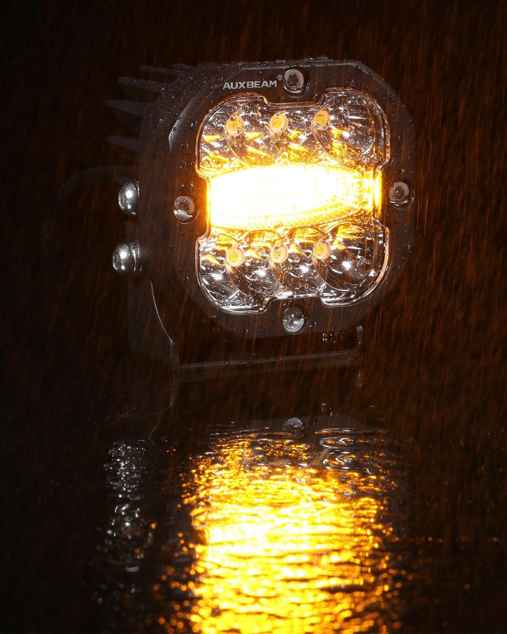 Auxbeam XP-ULTRA 3" 96W 6-Mode White & Amber Flashing LED Pods (Pair)