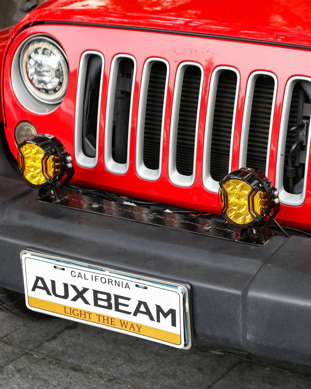 Auxbeam V-ULTRA Series 5" 172W Side-Shooter LED Pods — Amber + Amber DRL