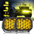 Auxbeam 7x5 inch rectangle amber spot driving lights