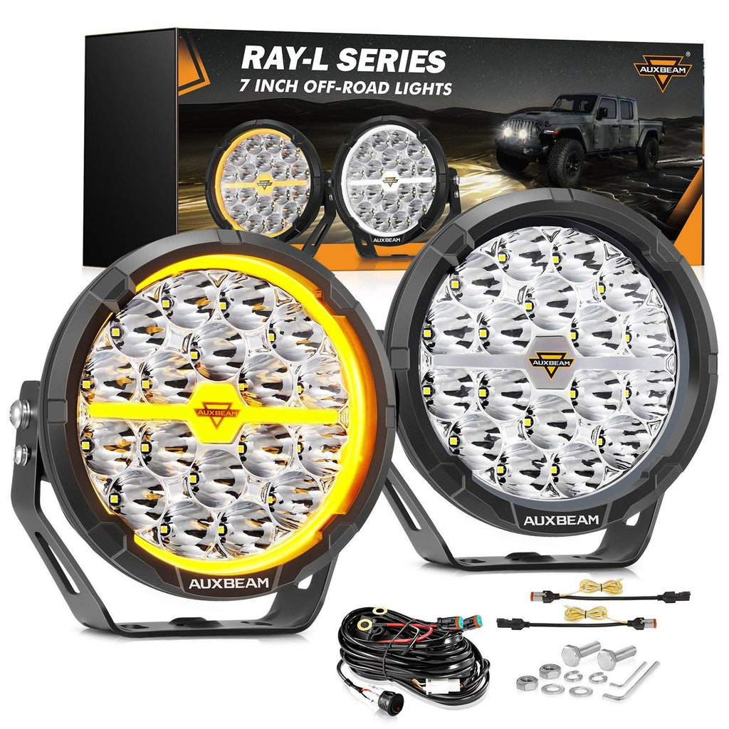 Auxbeam RAY-L 7 inch dual DRL driving lights