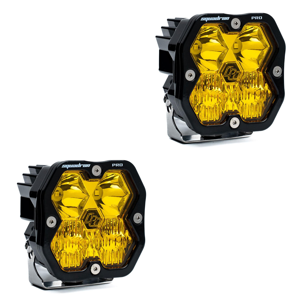 Baja Designs Squadron 2.0 Pro Black LED Auxiliary Light Pod Pair