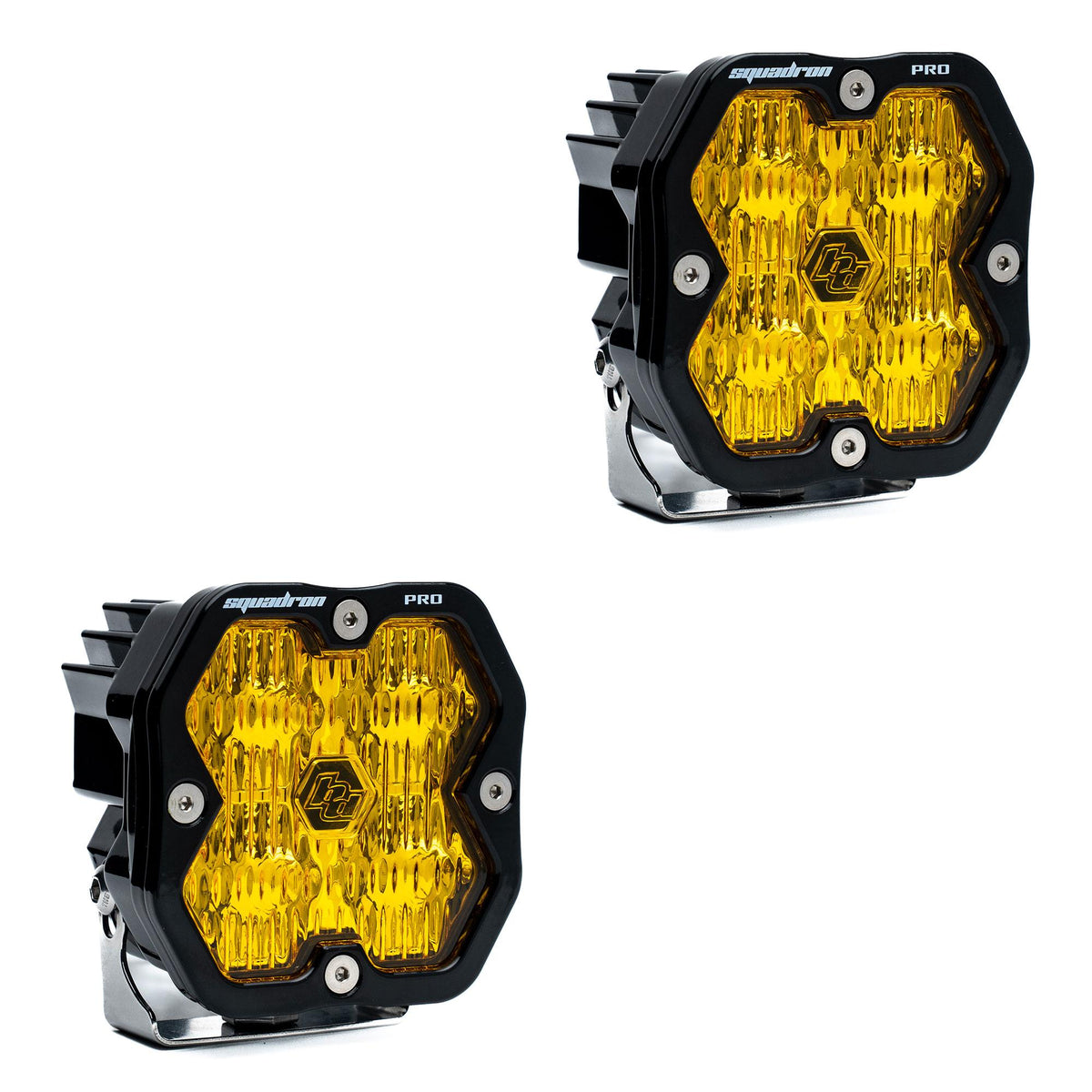 Baja Designs Squadron 2.0 Pro Black LED Auxiliary Light Pod Pair