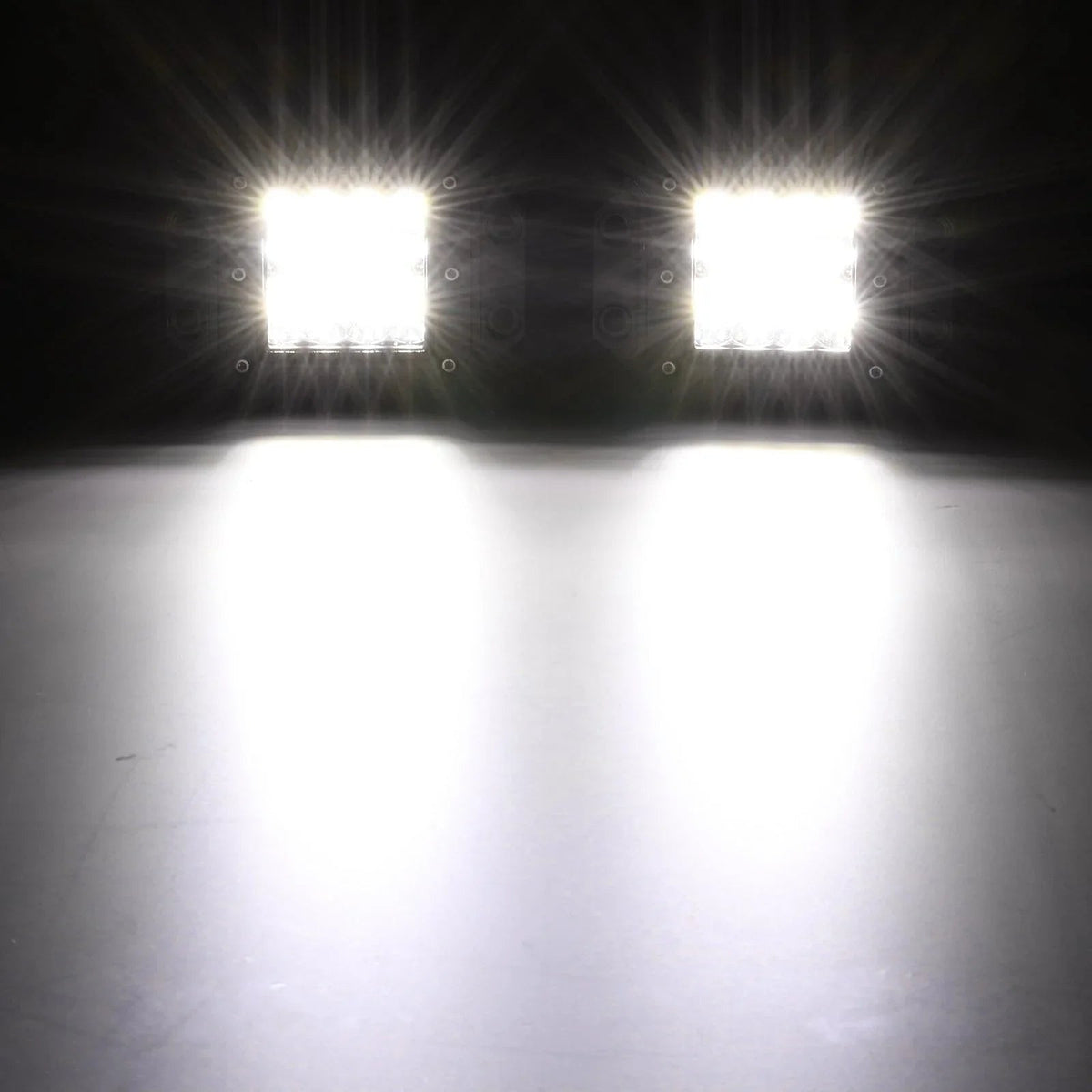 Auxbeam 3" 84W Spot LED Pod Lights — White (Pair)