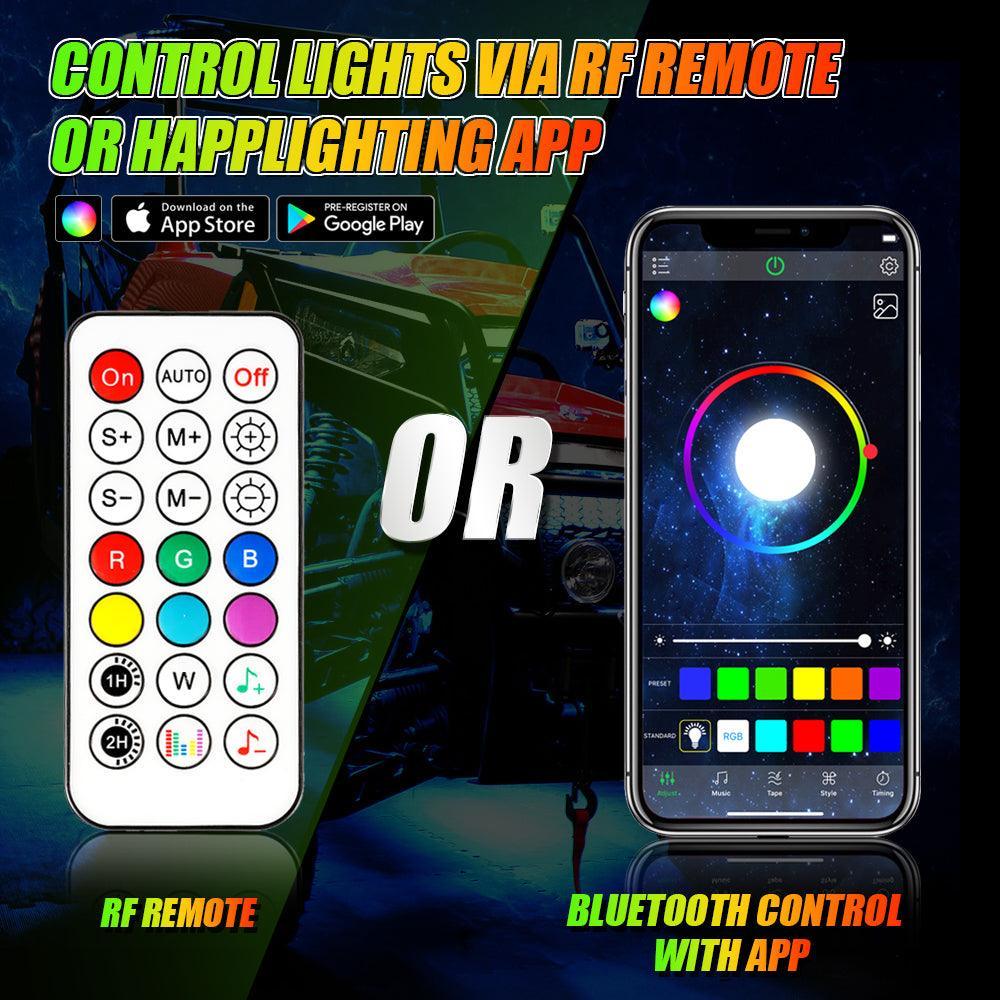 Auxbeam underglow app and remote control