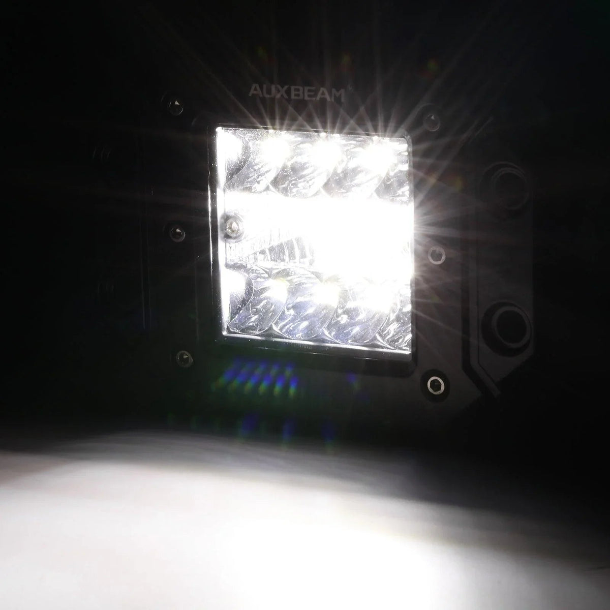 Auxbeam 3" 84W Spot LED Pod Lights — White (Pair)