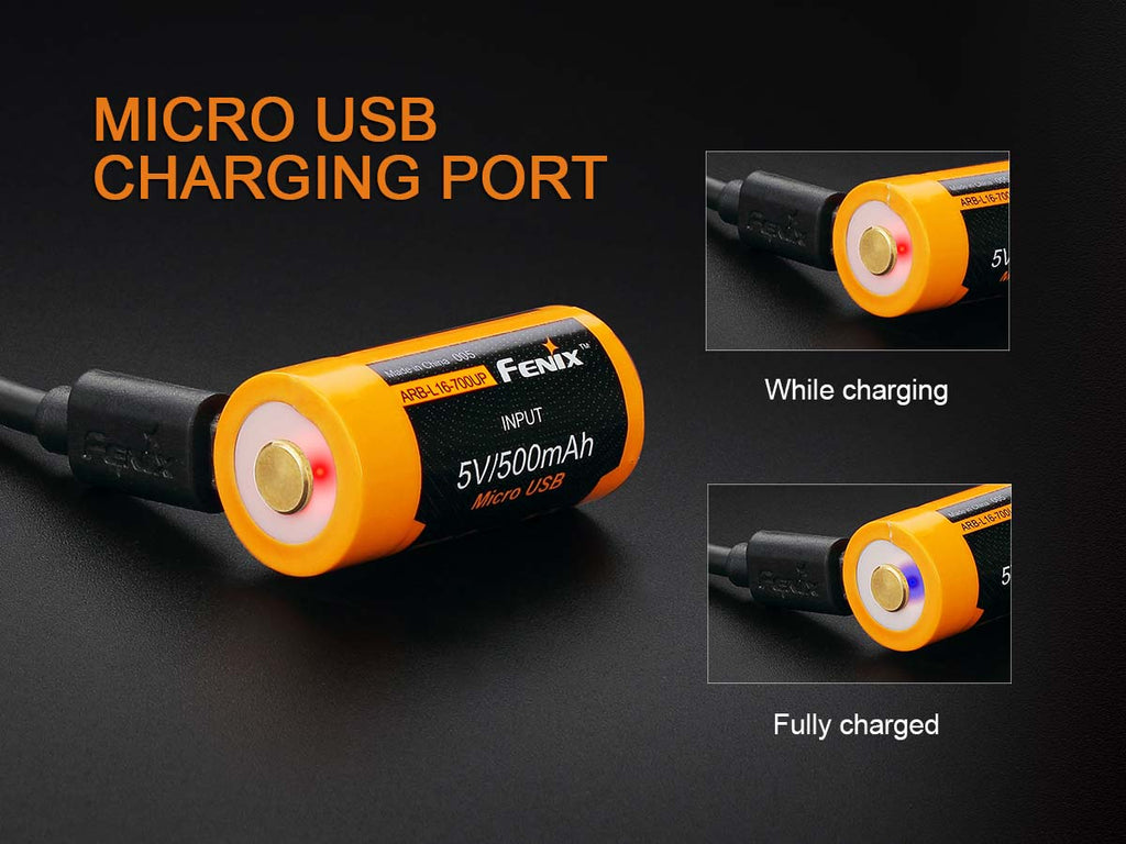 Fenix ARB-L16-700UP Built-in USB Rechargeable Battery