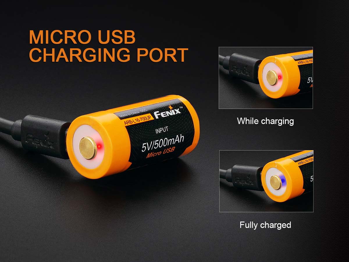 Fenix ARB-L16-700UP Built-in USB Rechargeable Battery