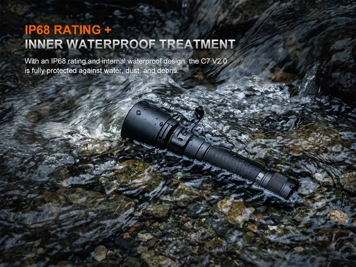 Fenix C7 V2.0 Rechargeable Flashlight