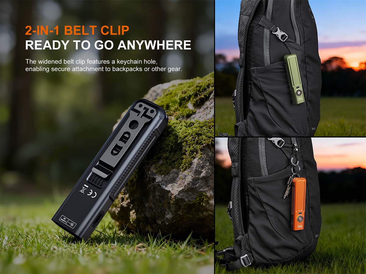 Fenix E06R PRO Flat Flashlight