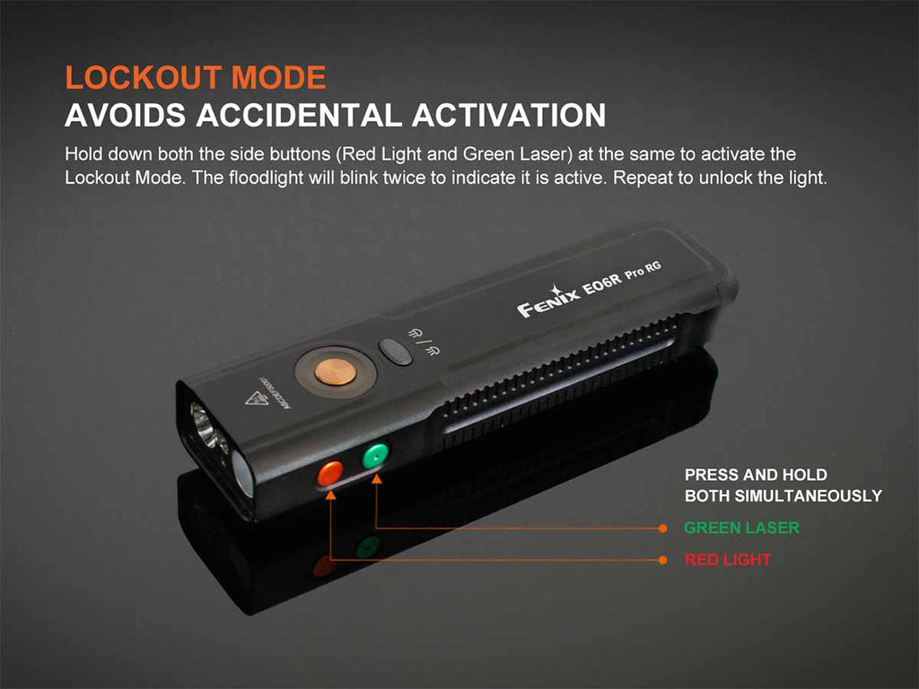 Fenix E06R PRO RG Flat Flashlight