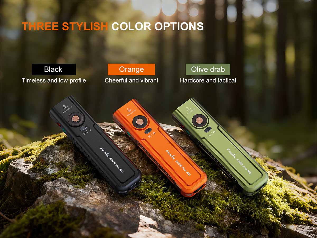 Fenix E06R PRO RG Flat Flashlight