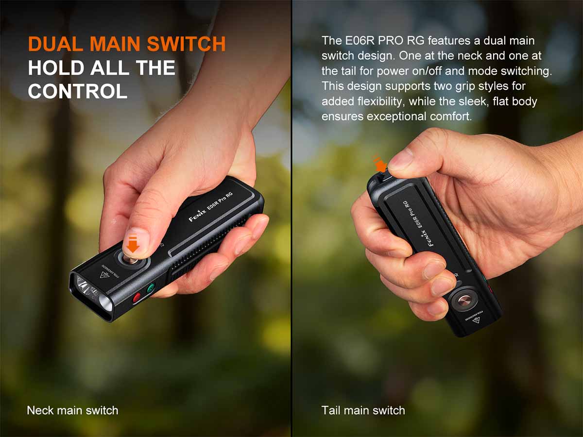Fenix E06R PRO RG Flat Flashlight