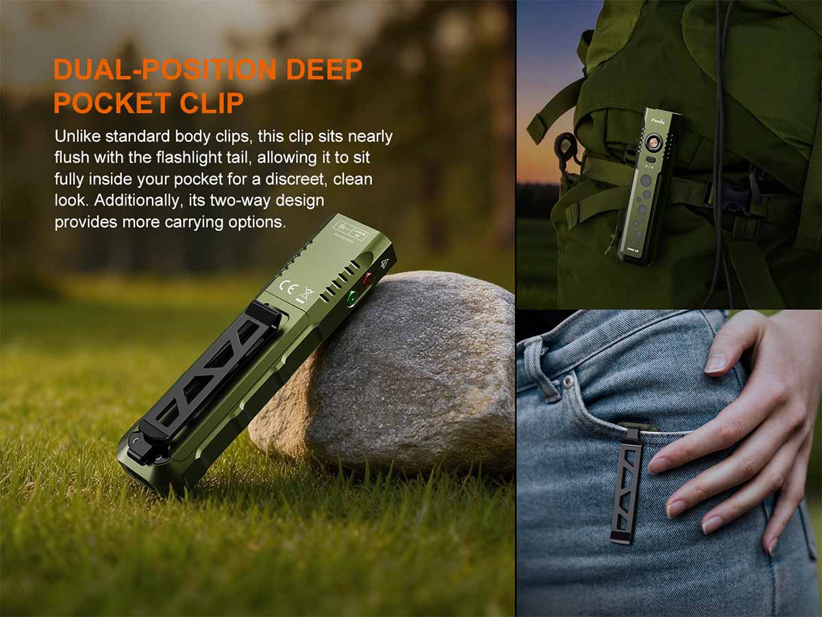 Fenix E08R UE Flat Flashlight