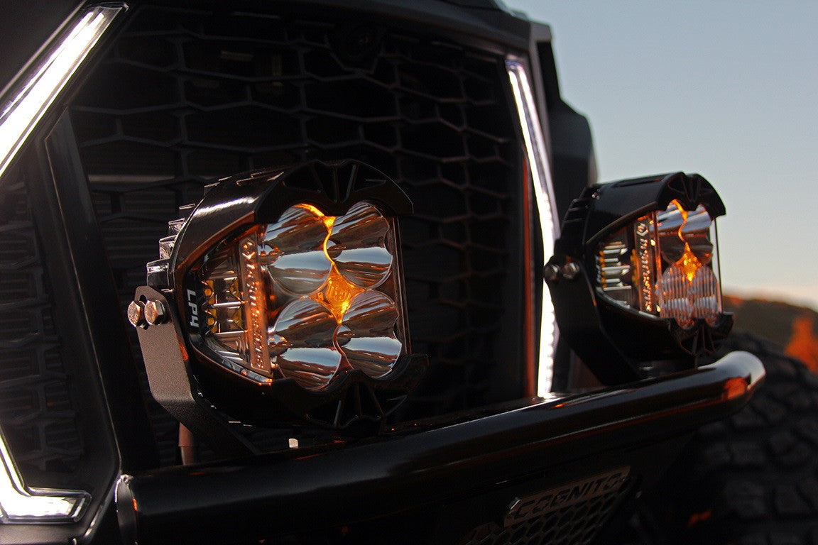 LP4 Pro LED Auxiliary Light Pod Pair - Universal (Driving/Combo, Amber)