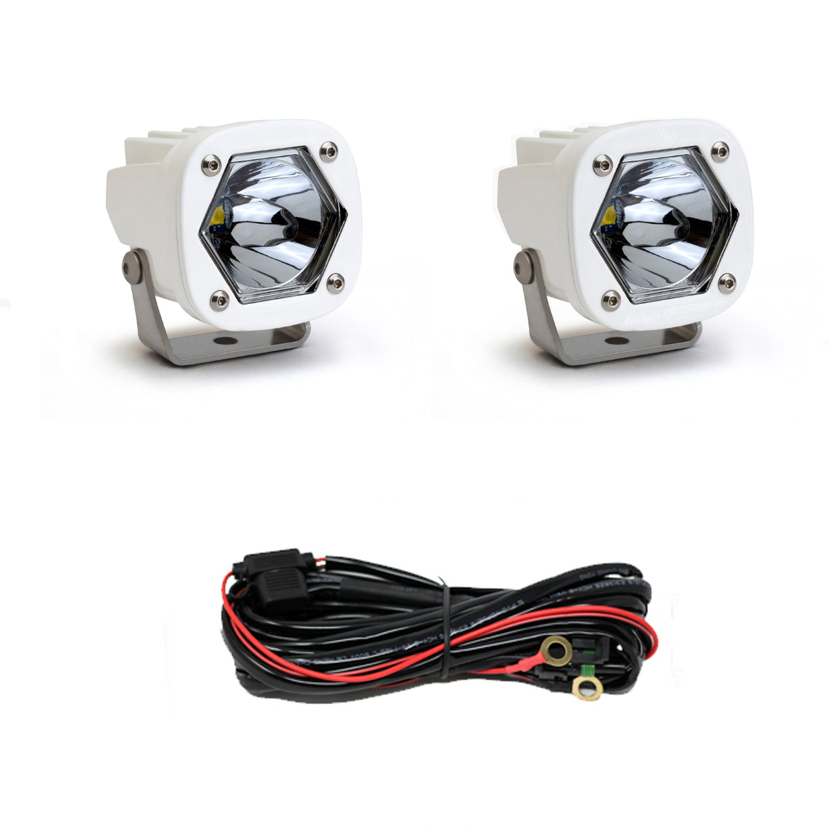 Baja Designs S1 LED Auxiliary Light Pod Pair - White - 387801WT