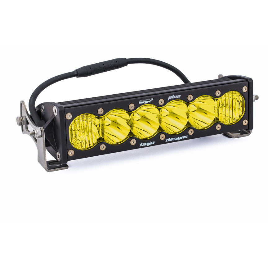 OnX6+ Amber Straight LED Light Bar - Universal (10in, Driving/Combo)