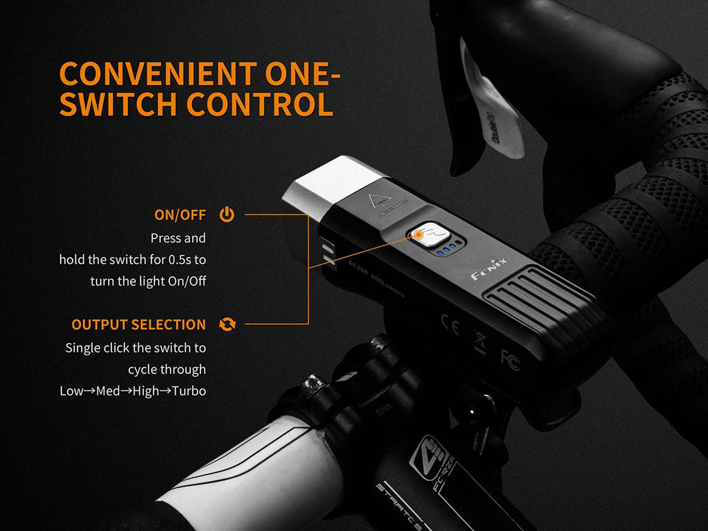 Fenix BC25R USB Rechargeable Bike Light