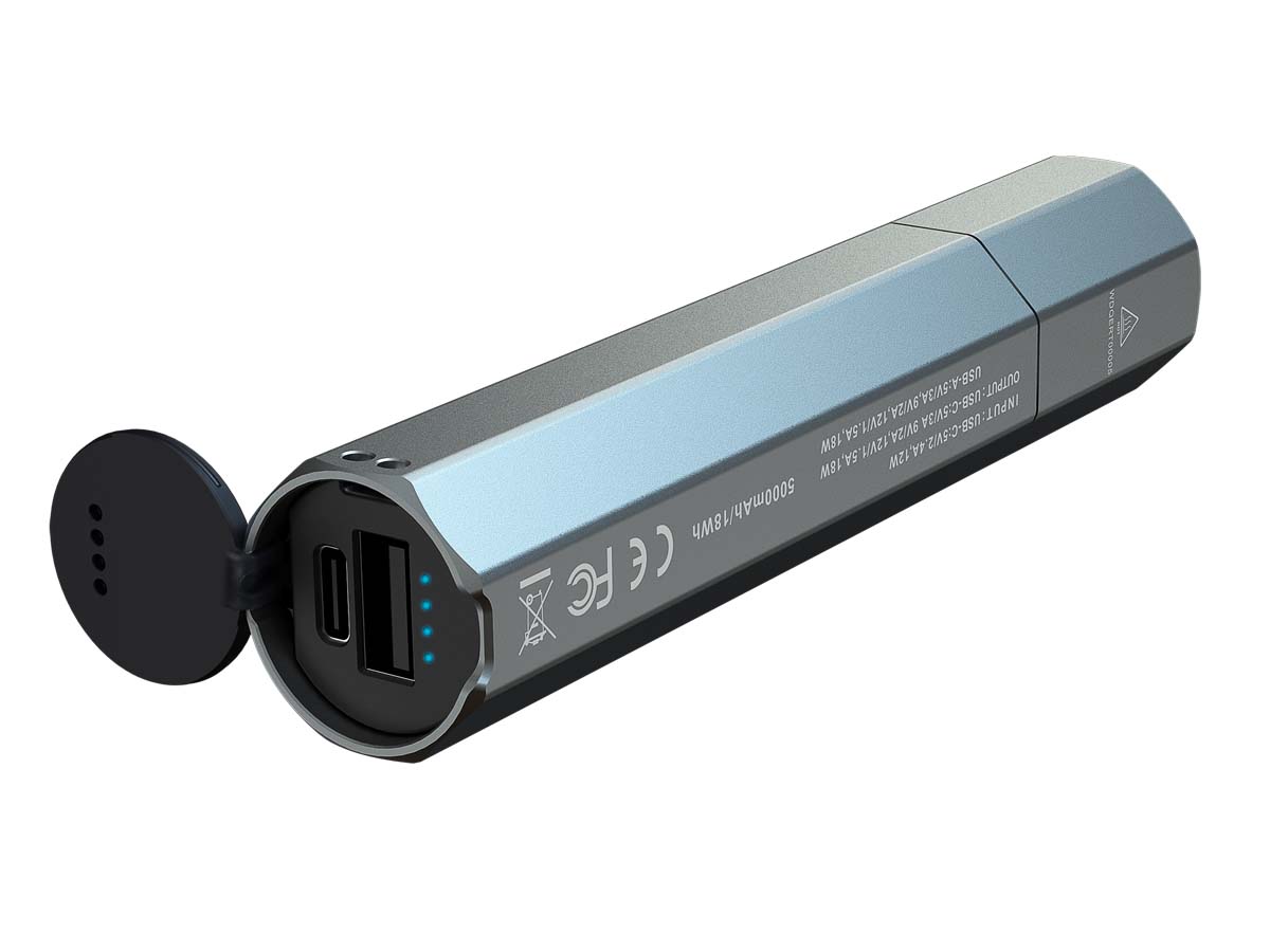 Fenix E-CP Rechargeable Flashlight with Power Bank