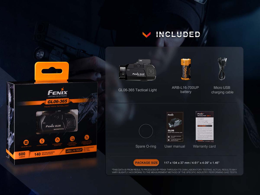 Fenix GL06 Compact Weapon Light