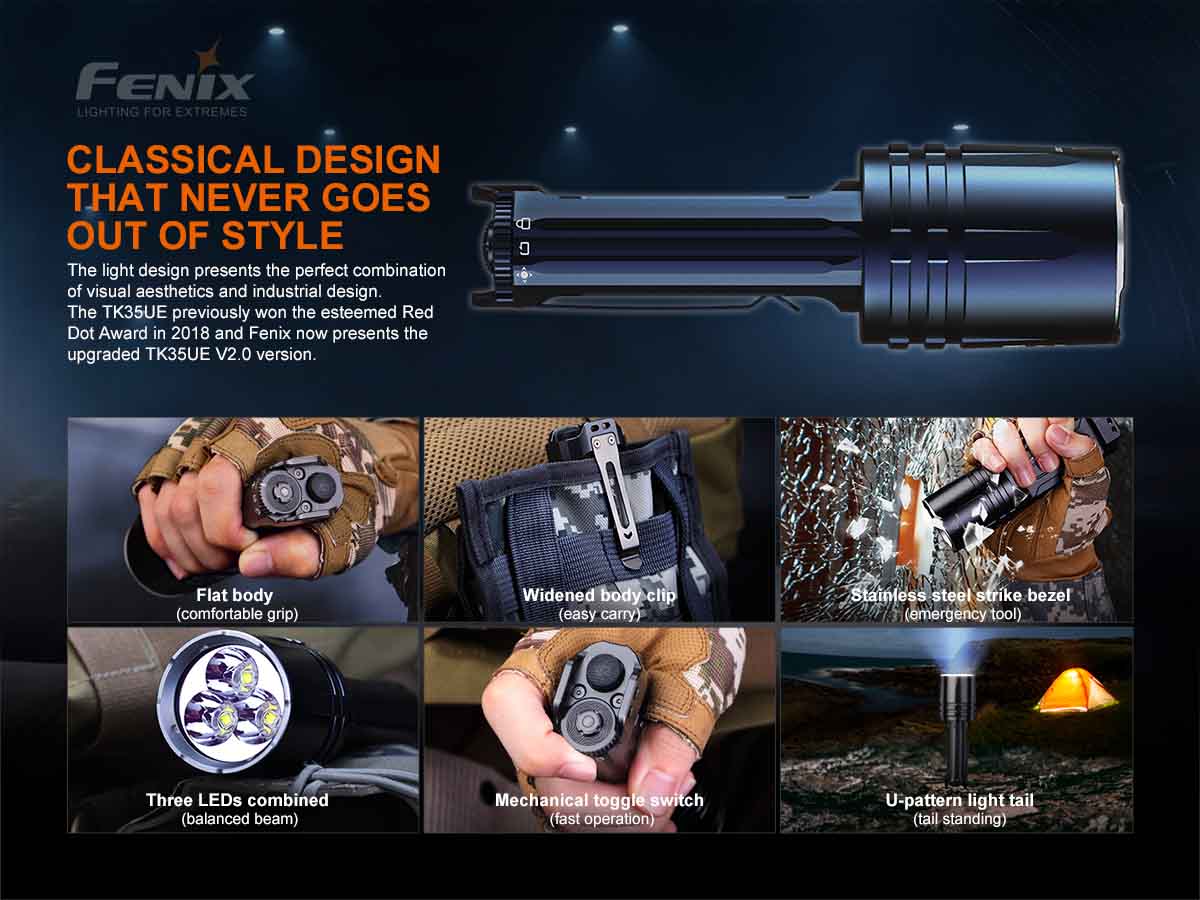 Fenix TK35UE V2.0 Flashlight