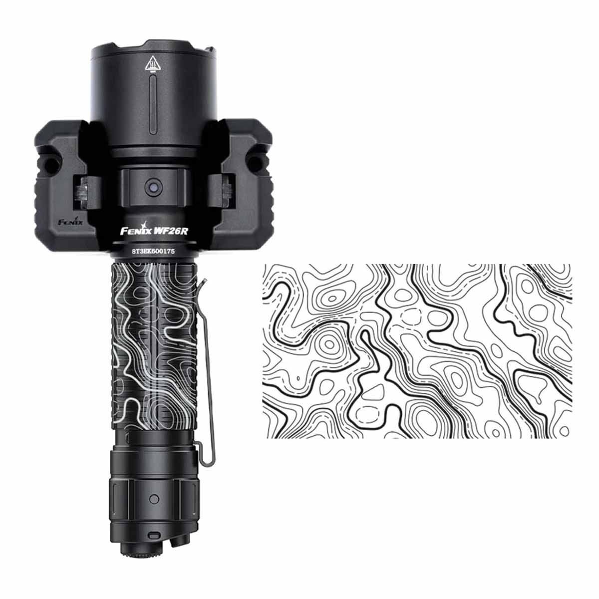 Fenix WF26R Rechargeable Flashlight with Charging Dock