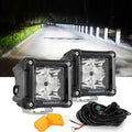 Auxbeam 3" LED Pods — Spot beam, Black frame