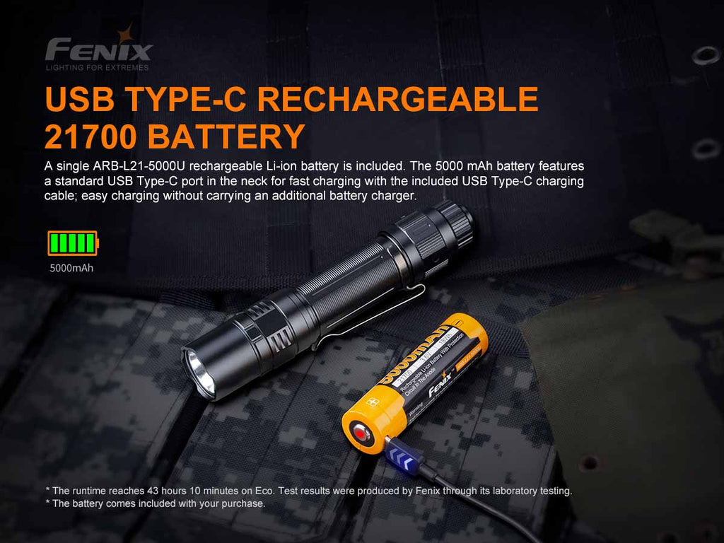 Fenix PD36 TAC Tactical Flashlight