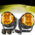 Auxbeam V-ULTRA 3 inch amber side-shooter pods