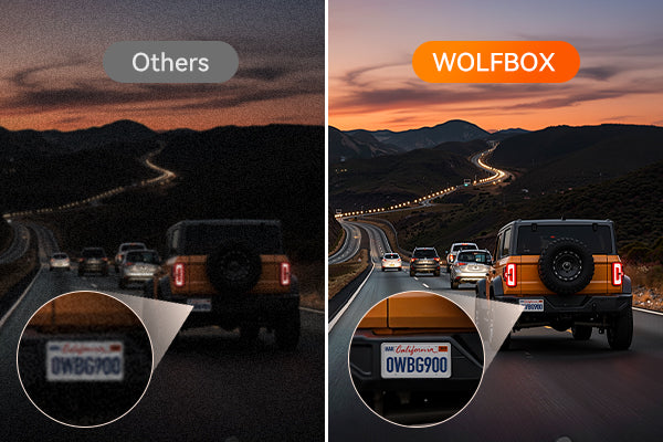 WOLFBOX G900TriPro night vision