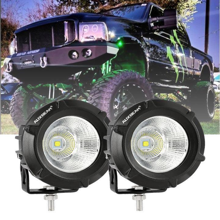 Auxbeam 3.5 inch combo driving lights white yellow round square