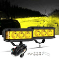 Auxbeam R5 5 inch amber side-shooter LED pods
