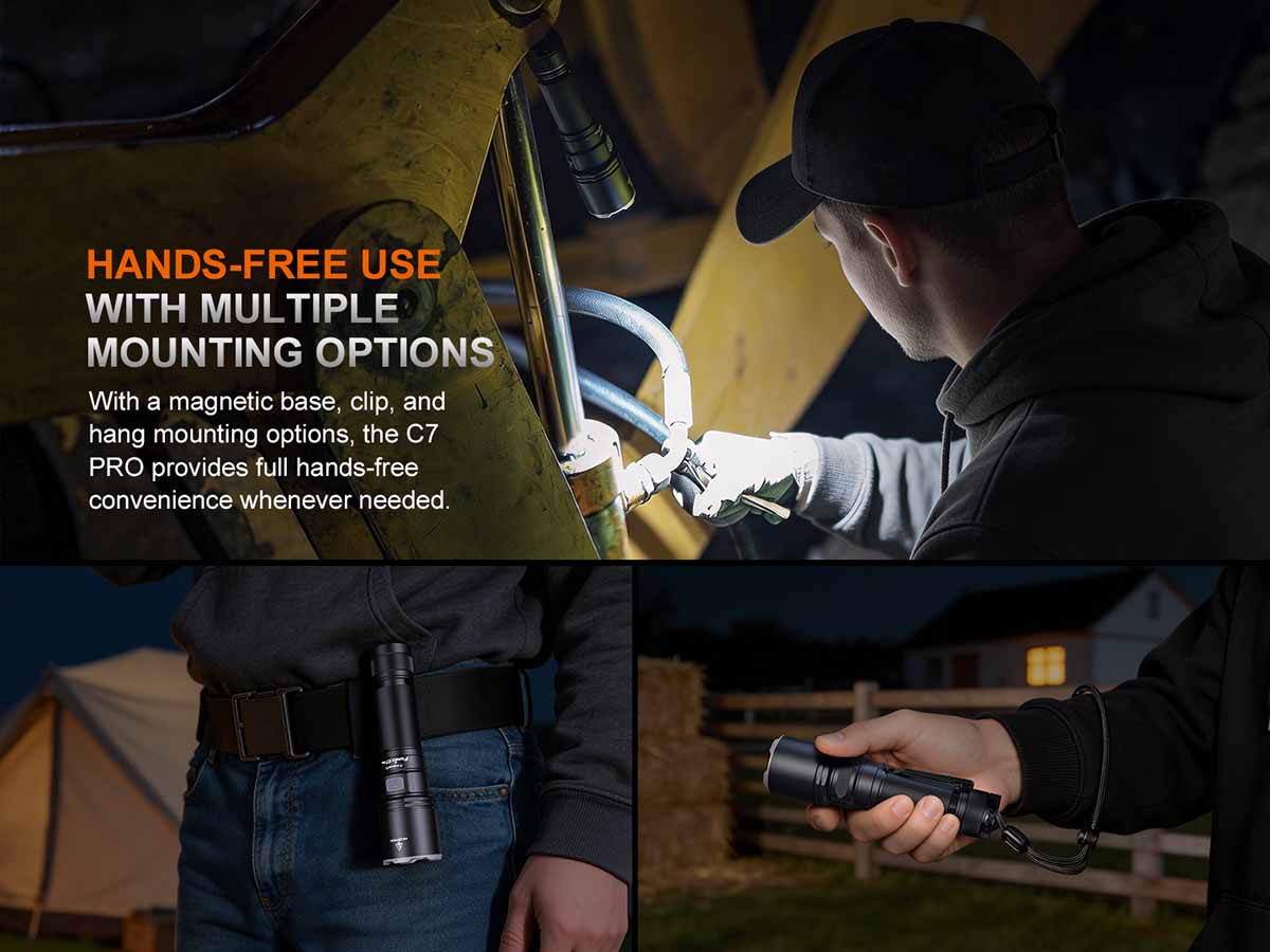 Fenix C7 PRO Rechargeable Flashlight