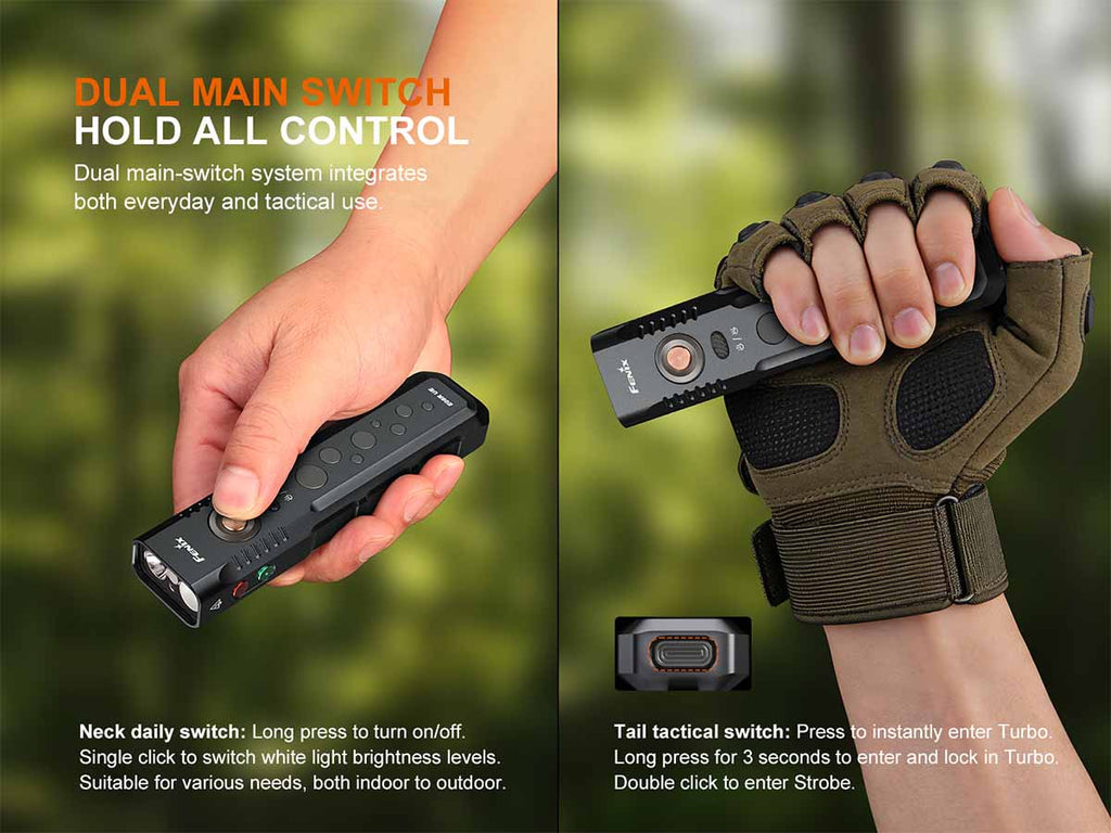 Fenix E08R UE Flat Flashlight