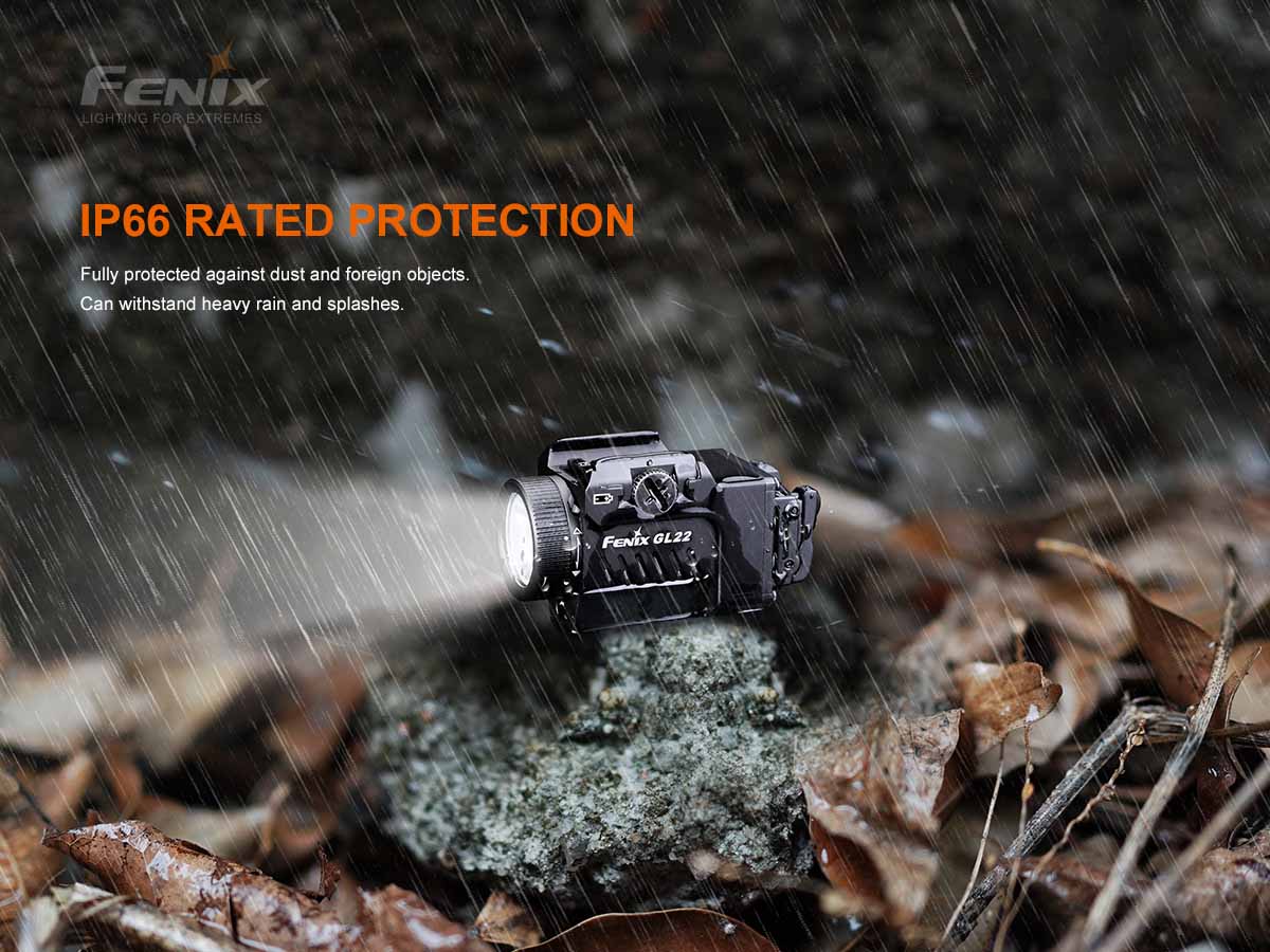 Fenix GL22 Tactical Weapon Light with Red Laser Sight