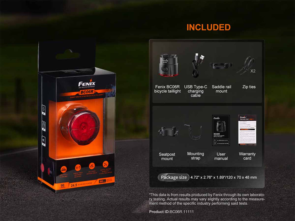 Fenix BC06R Rechargeable Bike Taillight