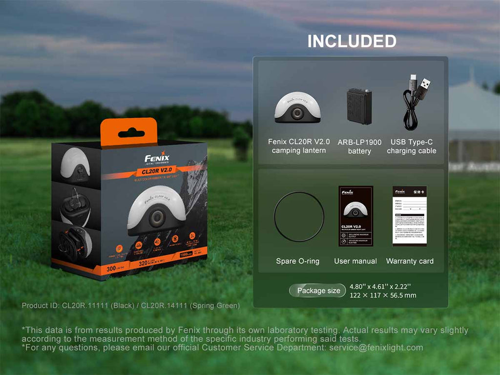 Fenix CL20R V2.0 Rechargeable Lantern