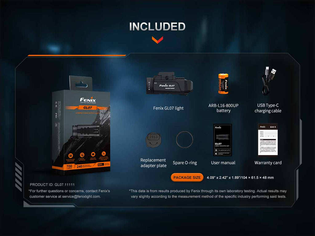 Fenix GL07 Compact Weapon Light