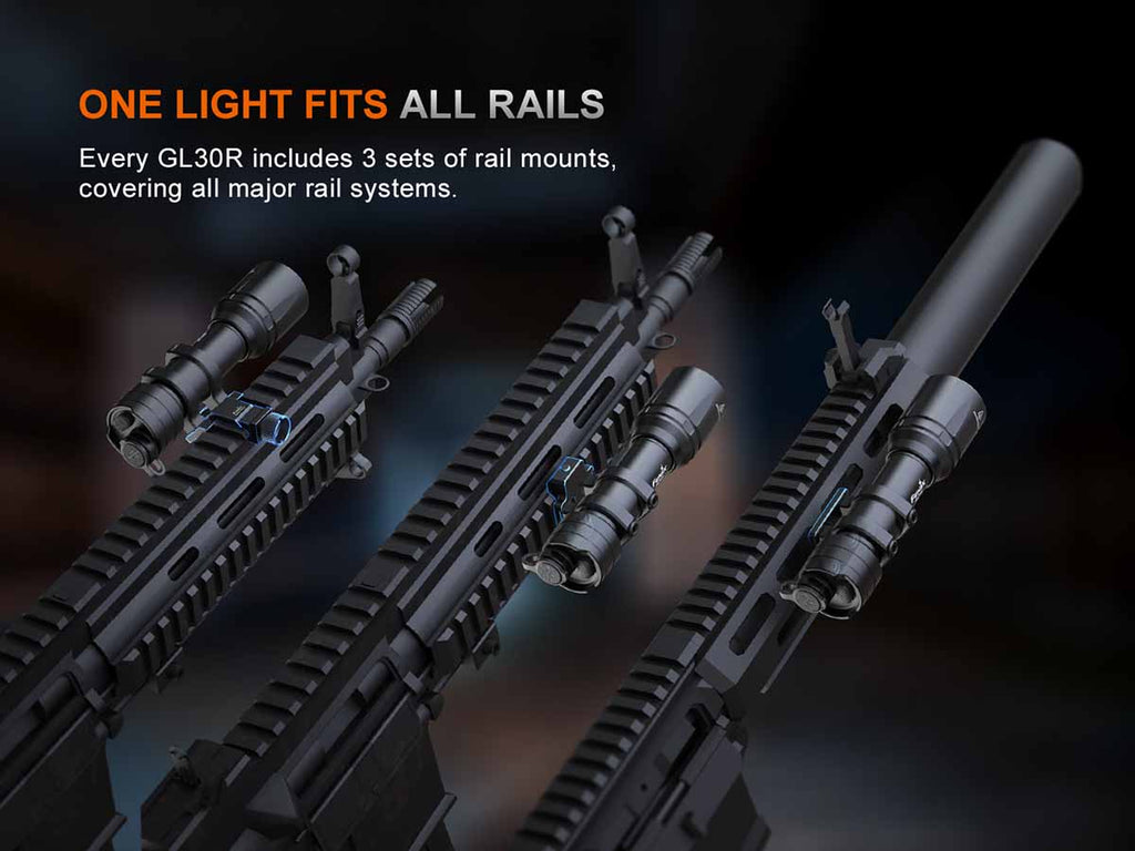 Fenix GL30R Weapon-Mounted Flashlight