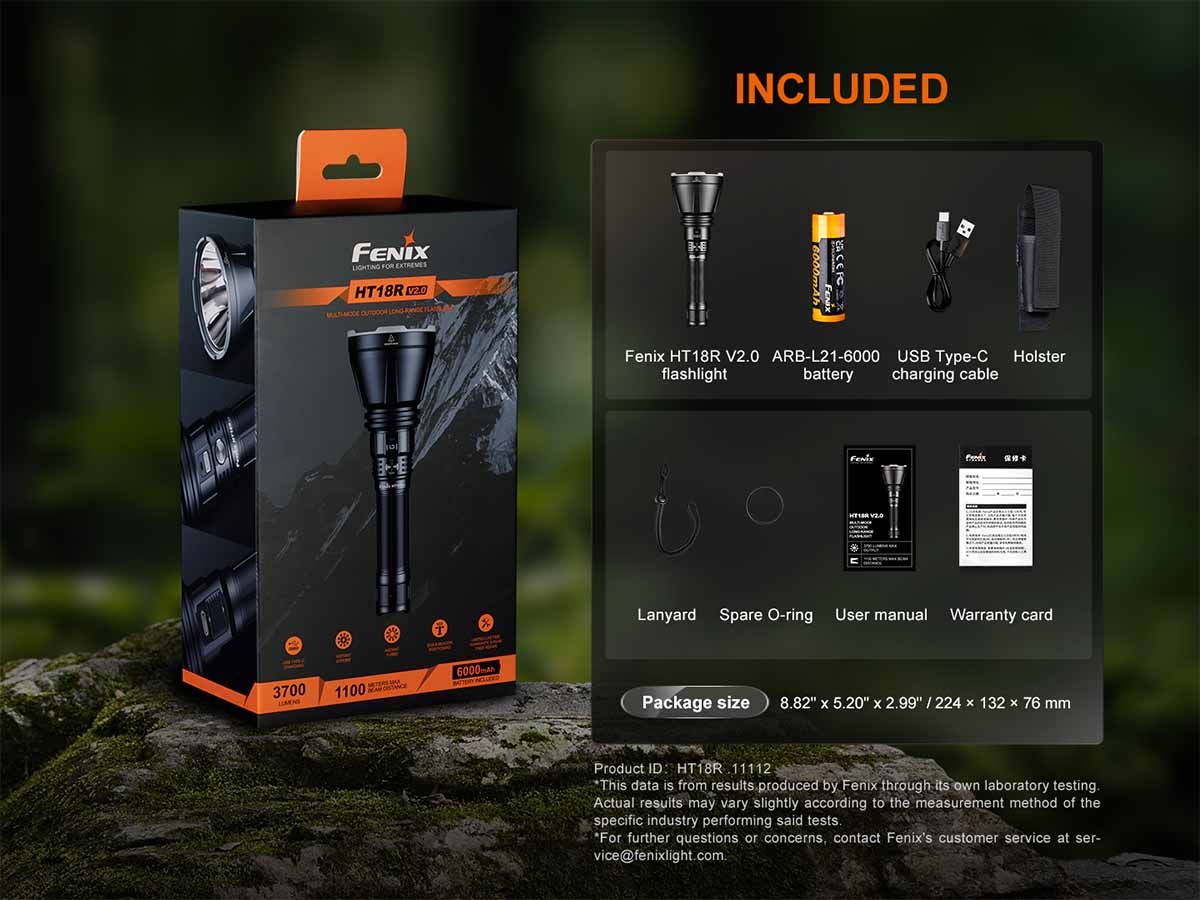 Fenix HT18R V2.0 Long-Distance Flashlight