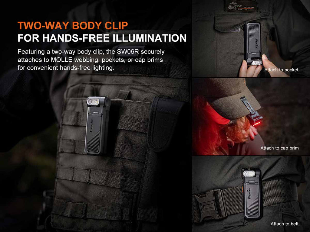 Fenix SW06R Clip On Flashlight