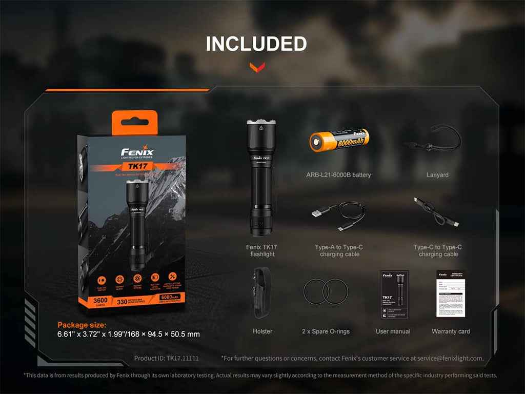 Fenix TK17 Tactical Flashlight
