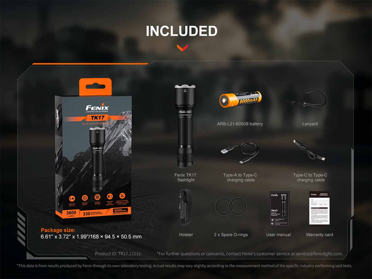 Fenix TK17 Tactical Flashlight